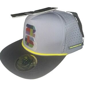 FIFA World Cup 2026 Official Hat‎ Snapback Gray Yellow Rope New With Tags
